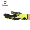 Hespax OEM Anti-impact TPR Welding Gloves Nitrile Dipped
